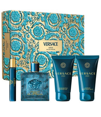 Kit Coffret Versace Eros Masculino Eau de Toilette